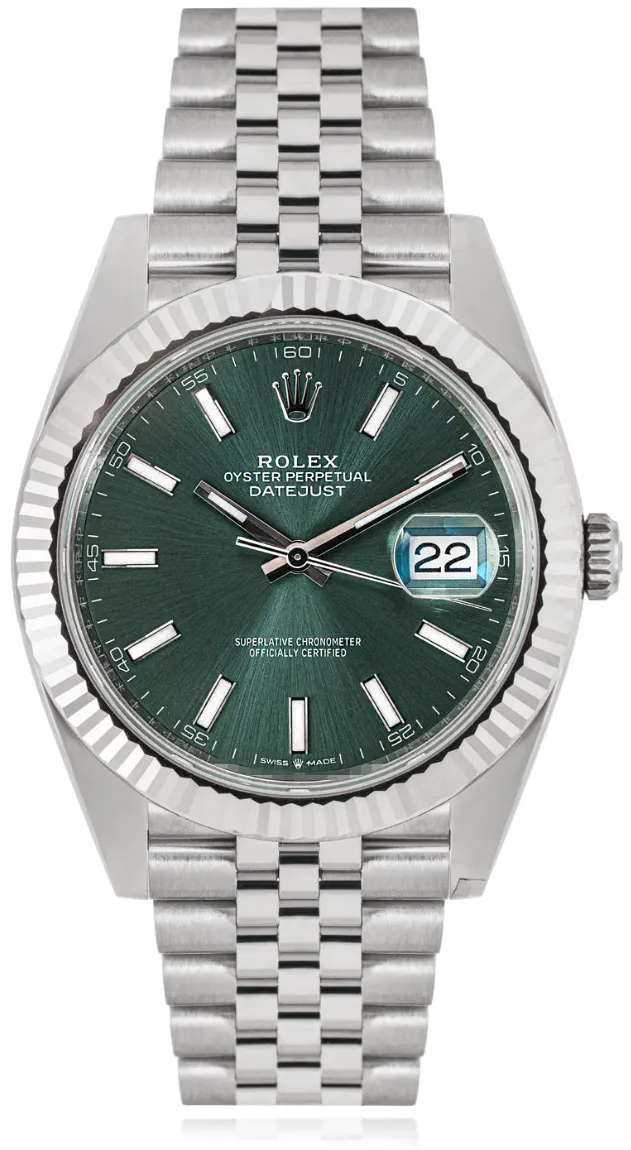 Rolex Datejust 41 126334 41mm Stainless steel Green