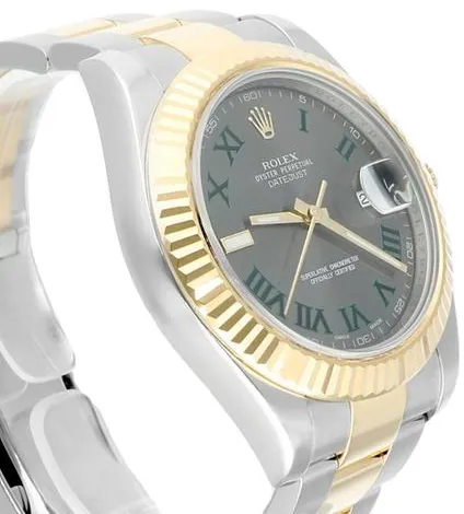 Rolex Datejust II 116333 41mm Yellow gold and Stainless steel Wimbledon 4