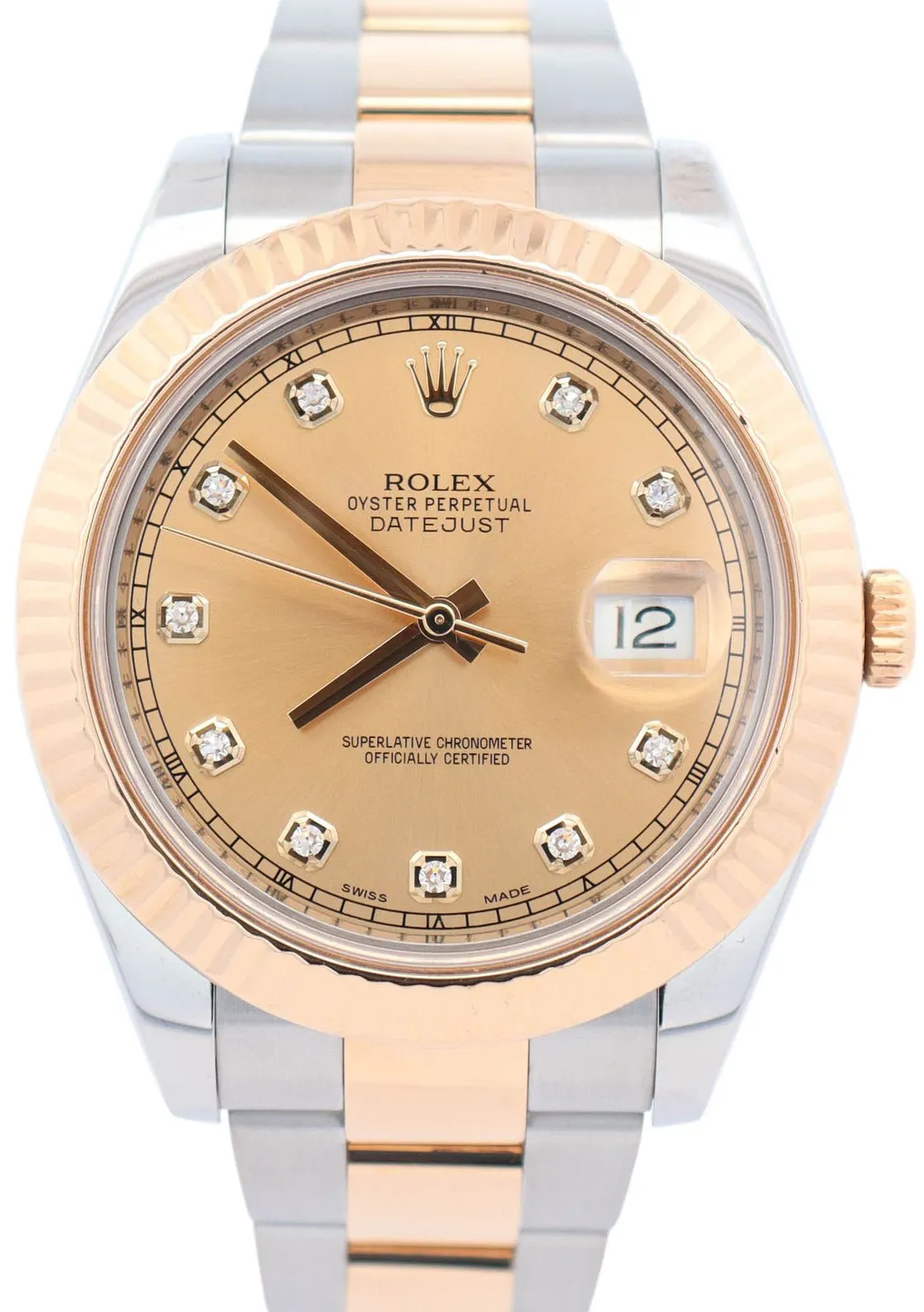 Rolex Datejust II 116333 41mm Stainless steel Champagne