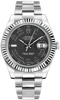 Rolex Datejust II 116334BR Stainless steel Matte Black