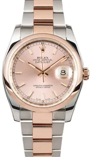 Rolex Datejust P116201PXSO Stainless steel Pink