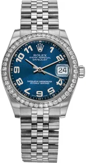 Rolex Datejust P178384LADJ Stainless steel Blue