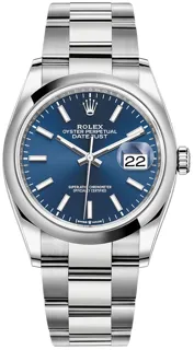 Rolex Datejust 126200LIO Stainless steel Blue