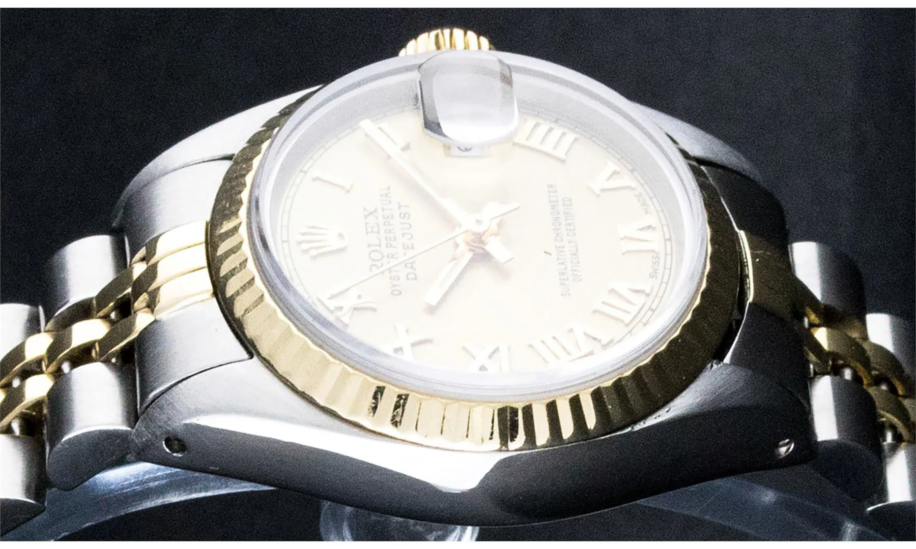 Rolex Datejust 26mm Stainless steel and 14k yellow gold Champagne 2