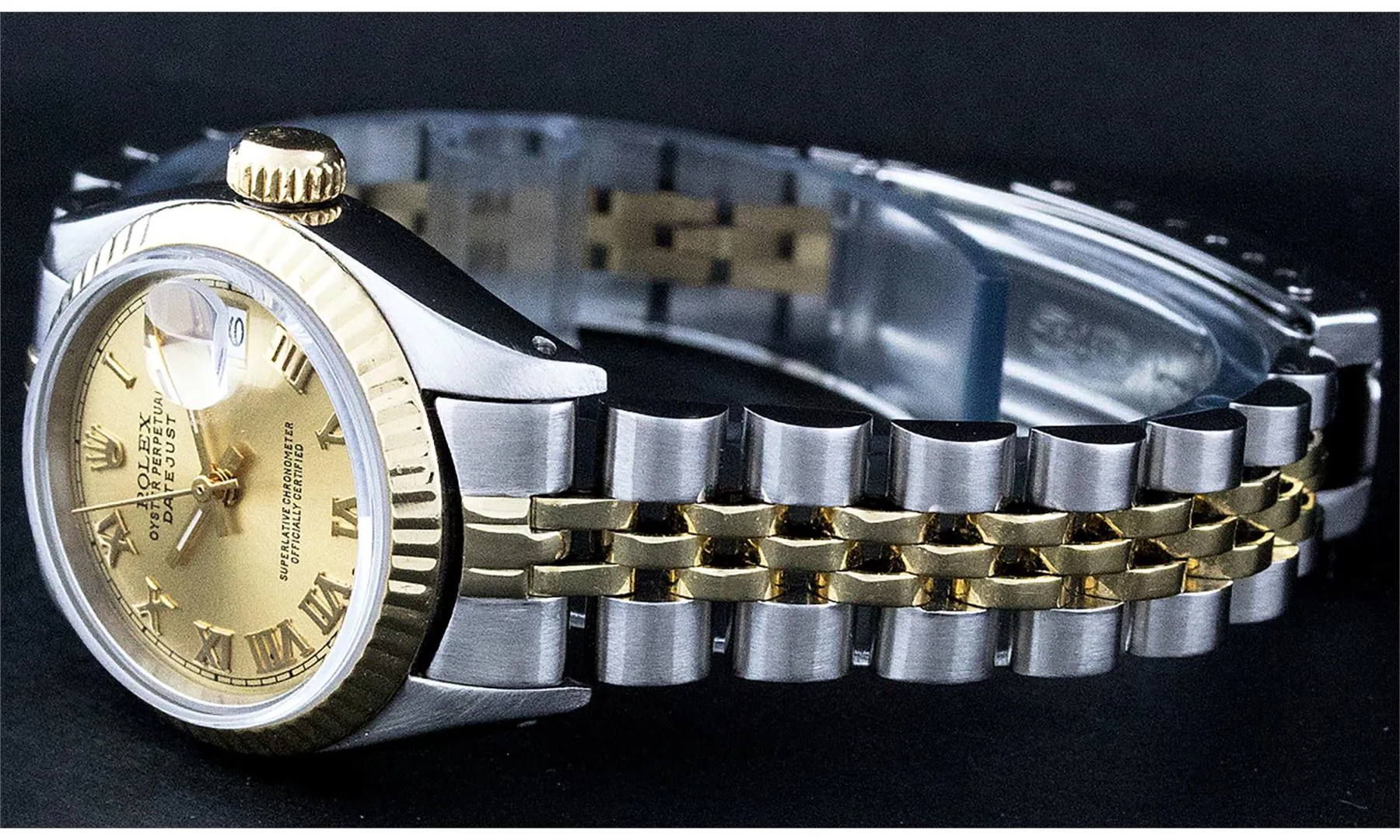 Rolex Datejust 26mm Stainless steel and 14k yellow gold Champagne 6