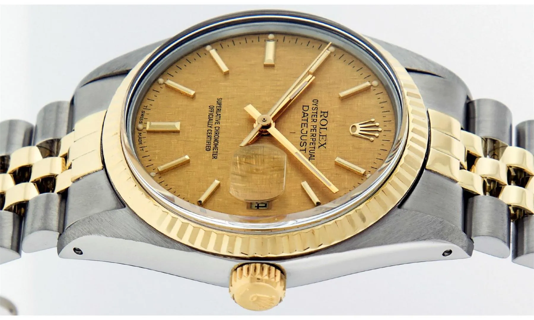 Rolex Datejust 36mm Stainless steel and 14k yellow gold Champagne 4