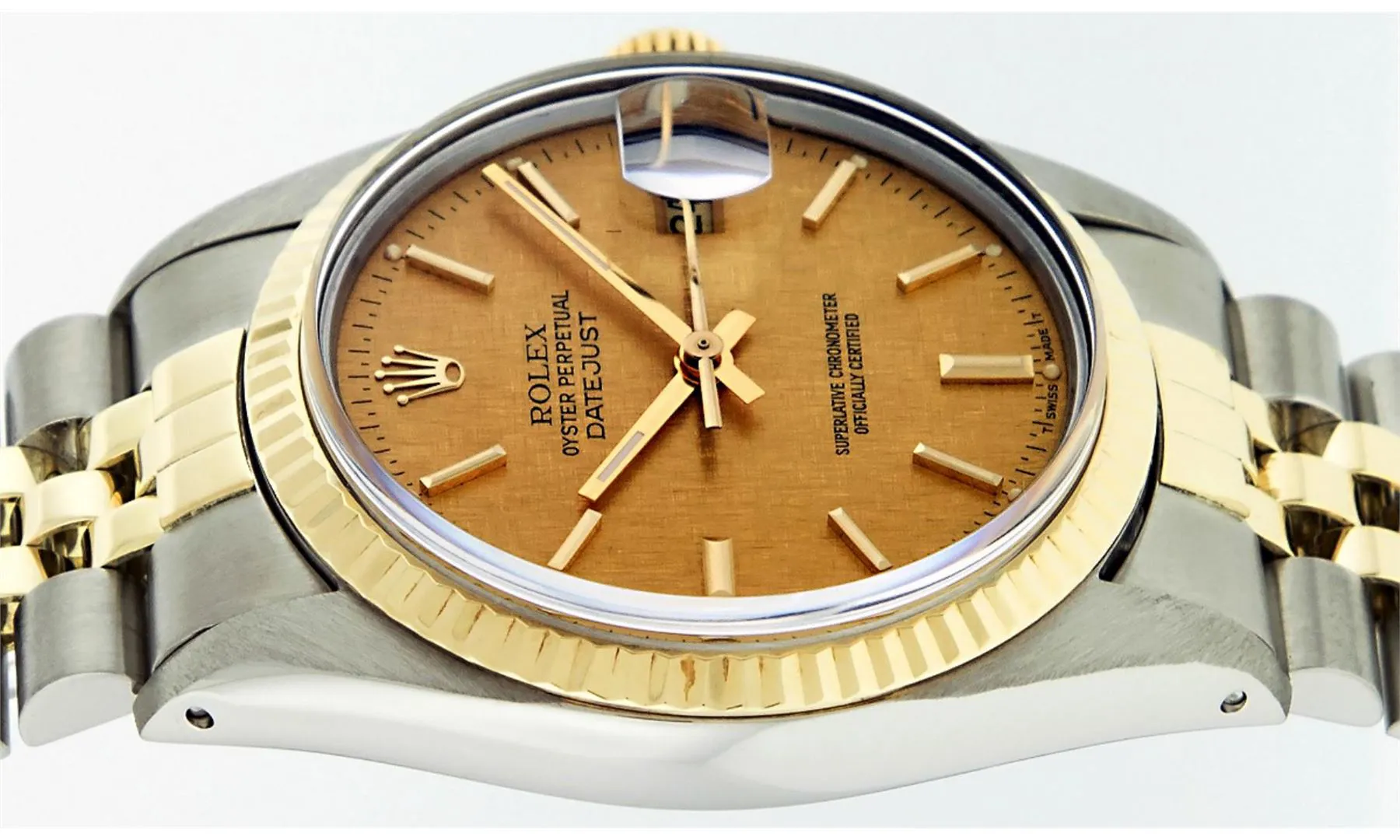 Rolex Datejust 36mm Stainless steel and 14k yellow gold Champagne 7