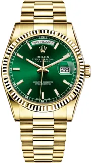 Rolex Day-Date 18238G 18k yellow gold