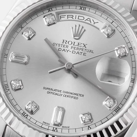 Rolex Day-Date 36 118239A 36mm White gold Silver 5