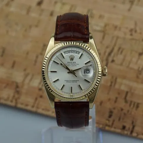 Rolex Day-Date 36 1803 36mm Yellow gold Silver 10