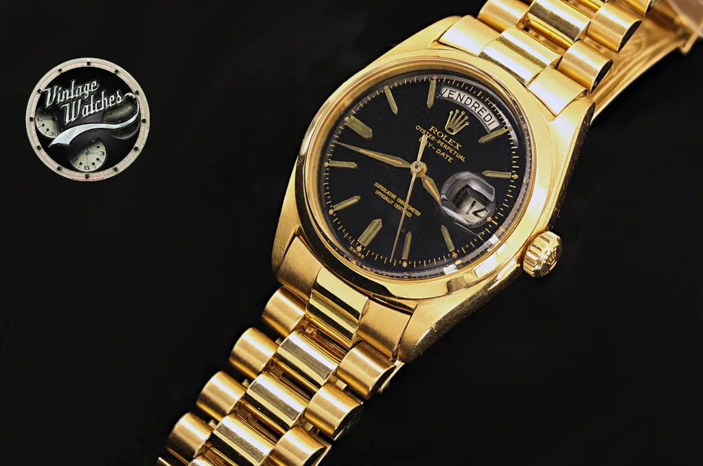 Rolex Day-Date 36 6612B Yellow gold Black 2