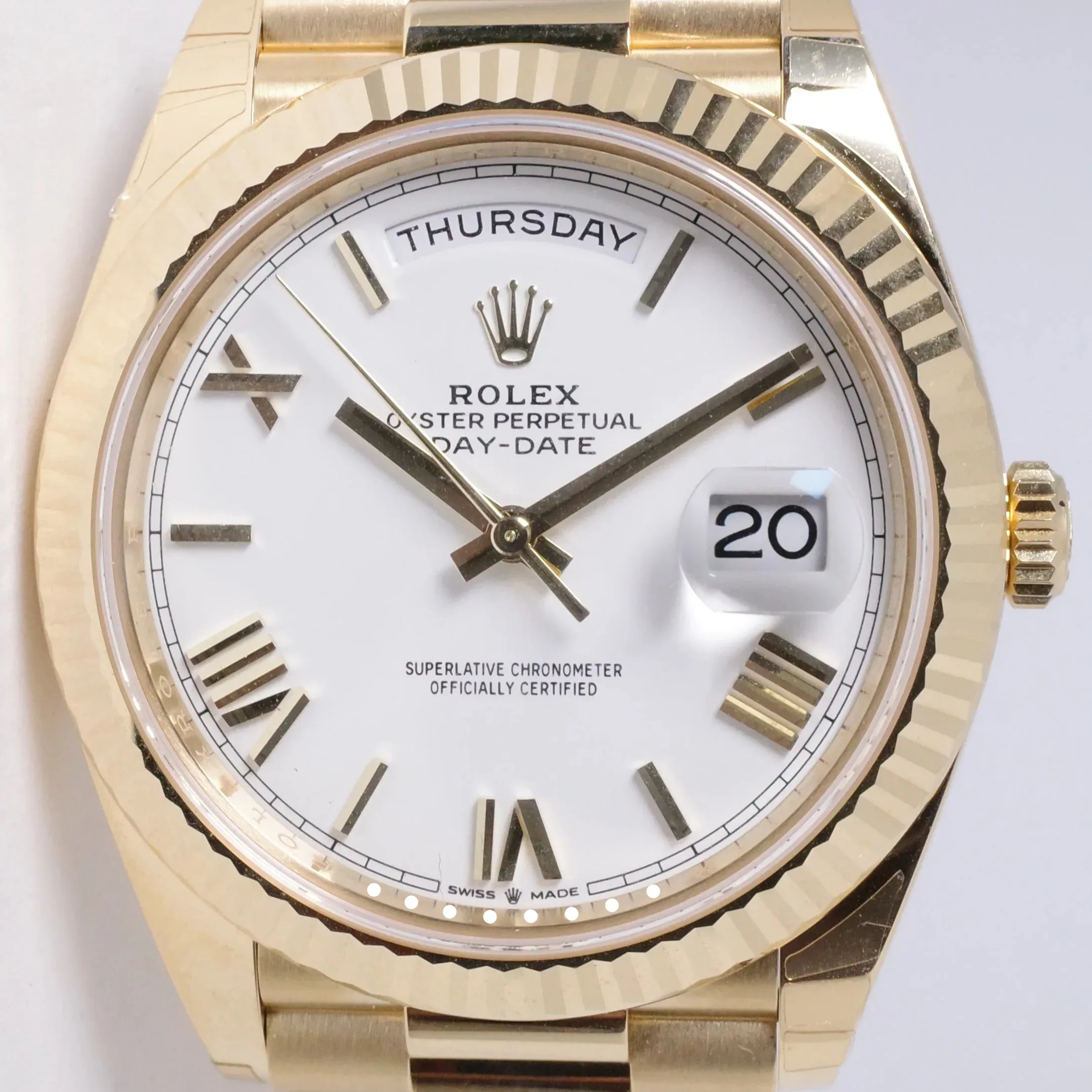 Rolex Day-Date 40 228238 40mm Yellow gold Champagne