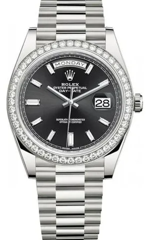 Rolex Day-Date 40 228349RBR 40mm White gold Black