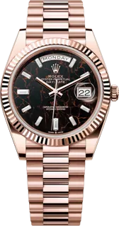 Rolex Day-Date 40 228235E 18k rose gold Brown