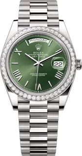 Rolex Day-Date 40 228349GR White gold Green