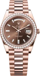 Rolex Day-Date 40 228345CD Rose gold Brown