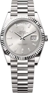 Rolex Day-Date 40 228239SD White gold Silver