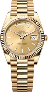 Rolex Day-Date 40 228238CX Yellow gold Champagne