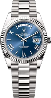 Rolex Day-Date 40 228239LR White gold Blue