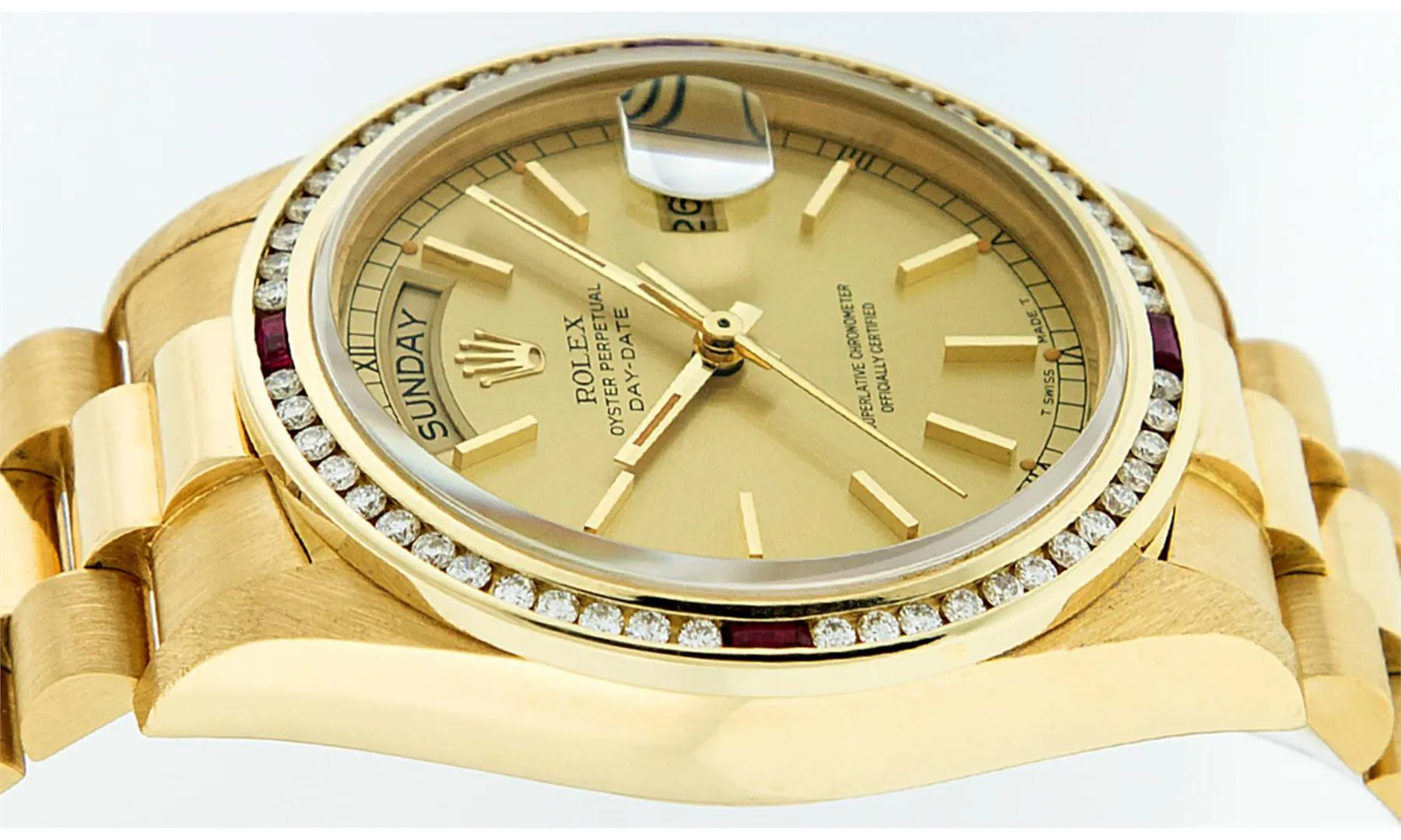 Rolex Day-Date 36mm 18k yellow gold Champagne 8