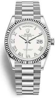 Rolex Day-Date 128239WR White gold White