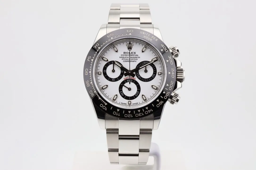 Rolex Daytona 116500 40mm Stainless steel White