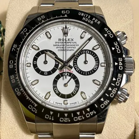 Rolex Daytona 116500LN 40mm Stainless steel White