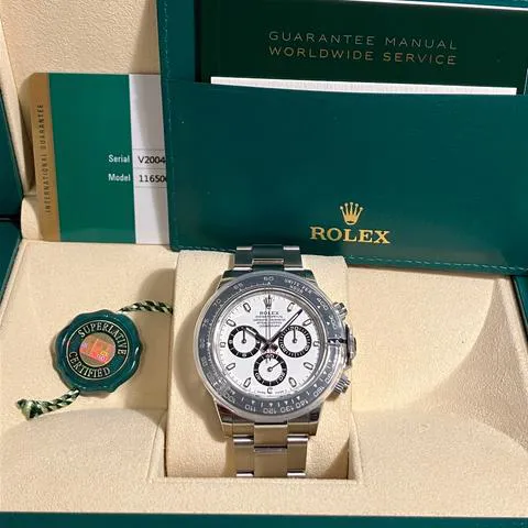 Rolex Daytona 116500LN 40mm Stainless steel White 1