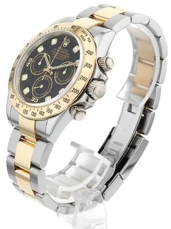 Rolex Daytona 116523G 40mm Yellow gold and Stainless steel Black 1