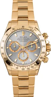 Rolex Daytona 116528G Yellow gold Gray