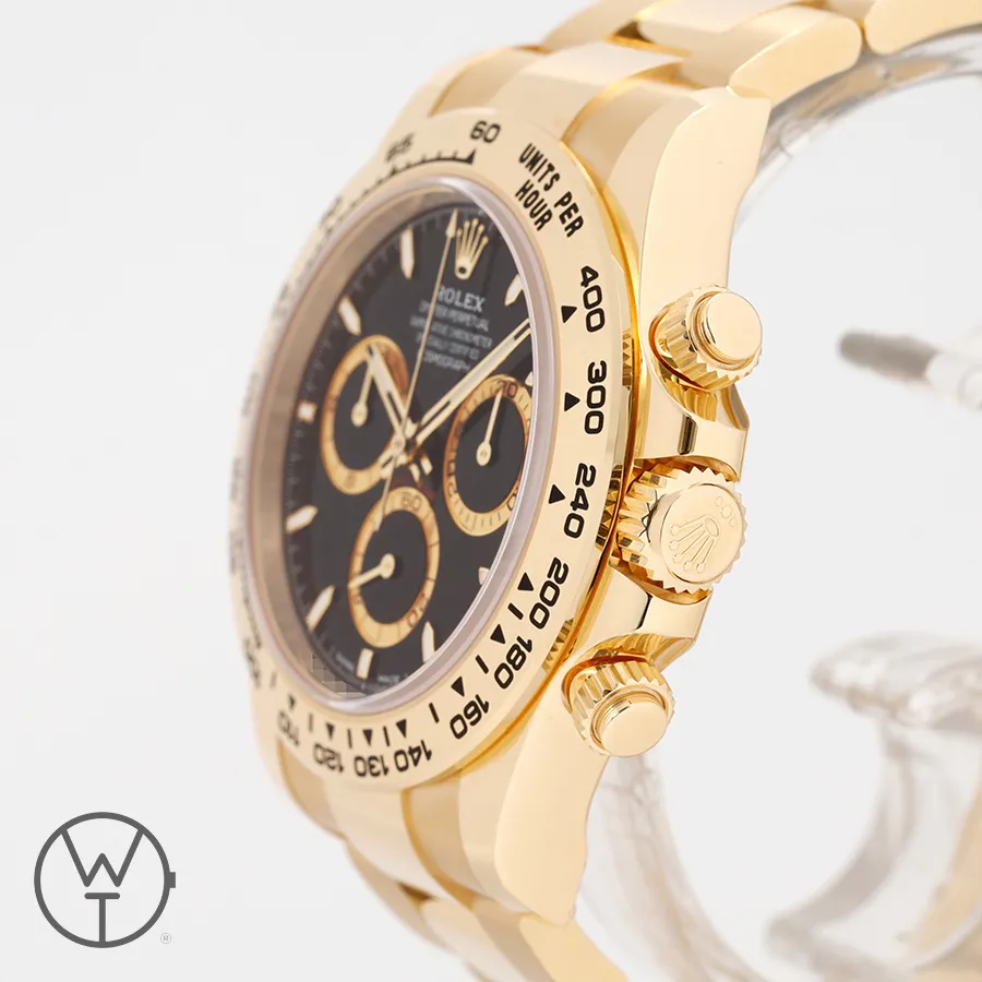 Rolex Daytona 126508 40mm Yellow gold Black 2