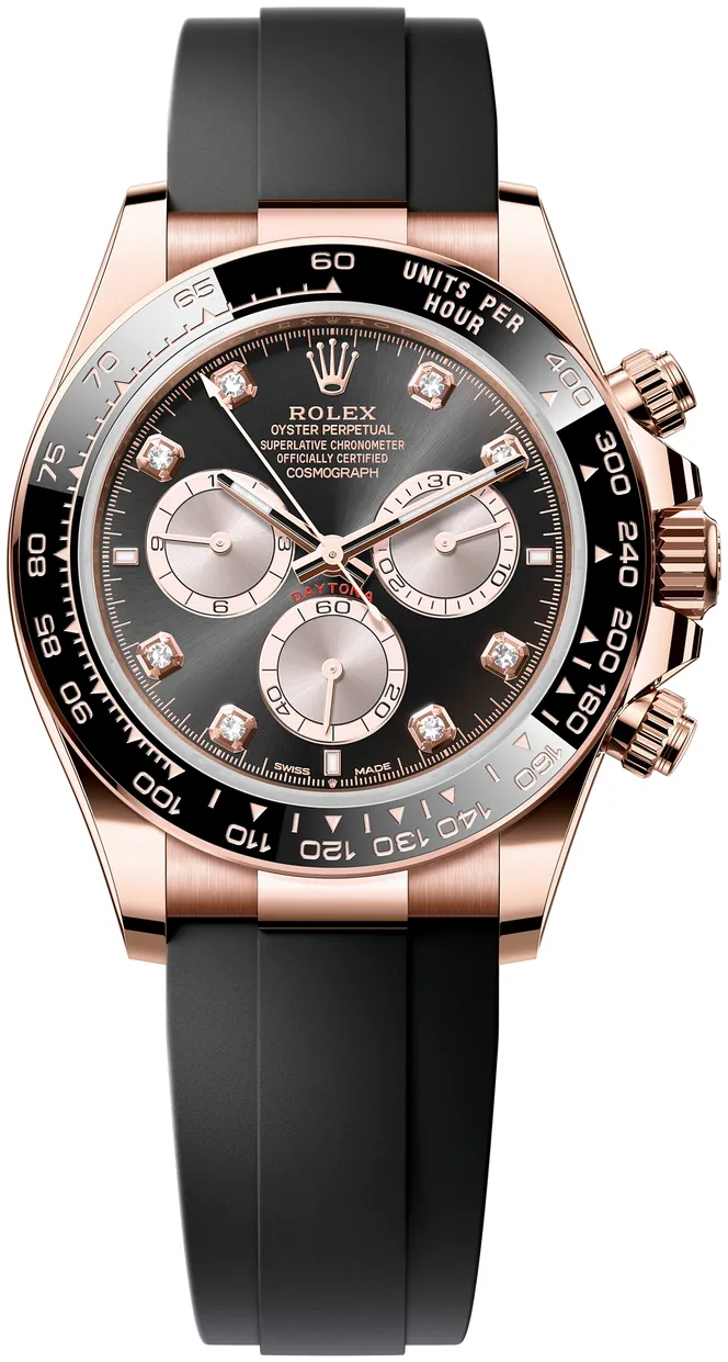 Rolex Daytona 126515LN-0004 40mm Everose gold Black