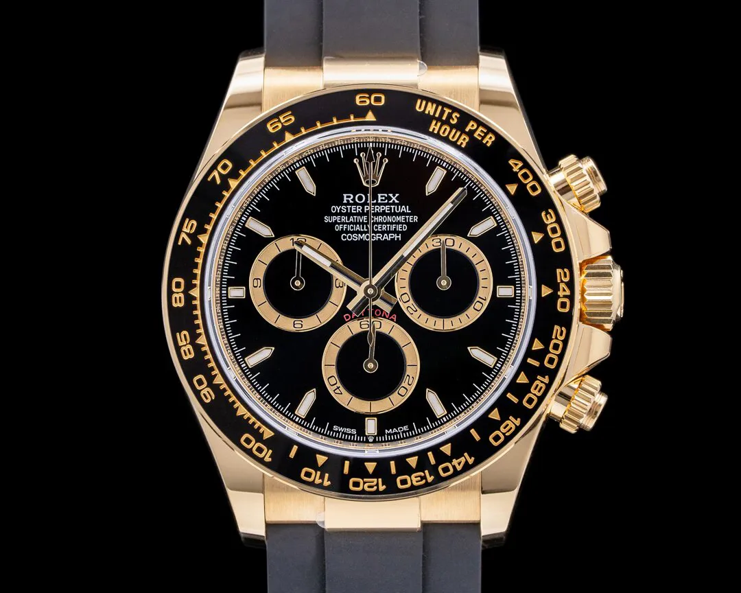 Rolex Daytona 126518ln 40mm Yellow gold Black