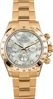 Rolex Daytona 116528MOP Yellow gold