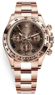 Rolex Daytona P116505C Rose gold and Diamond Brown