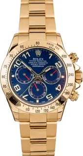 Rolex Daytona P116528BL Yellow gold