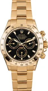 Rolex Daytona P116528B Yellow gold Black