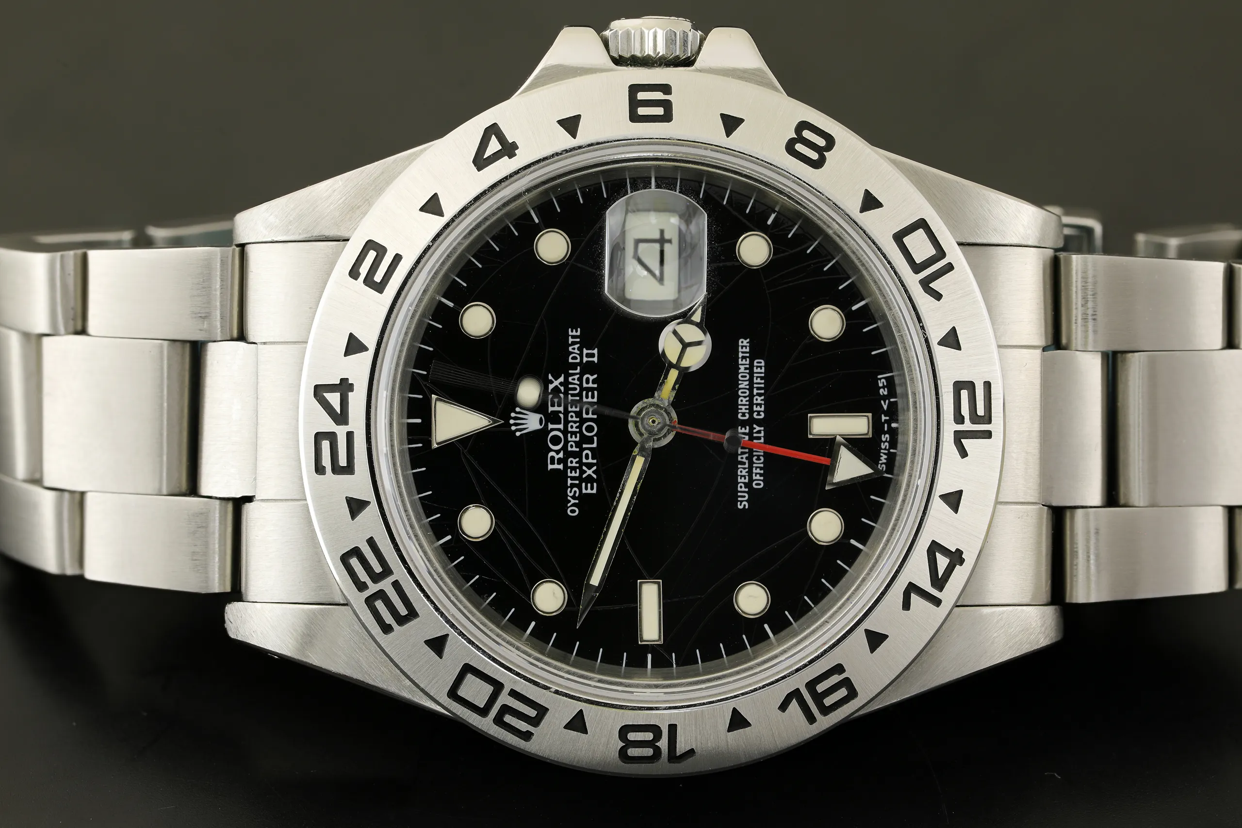 Rolex Explorer II 16550 Stainless steel Black