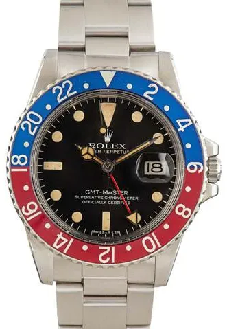 Rolex GMT-Master 1675 40mm Stainless steel Black