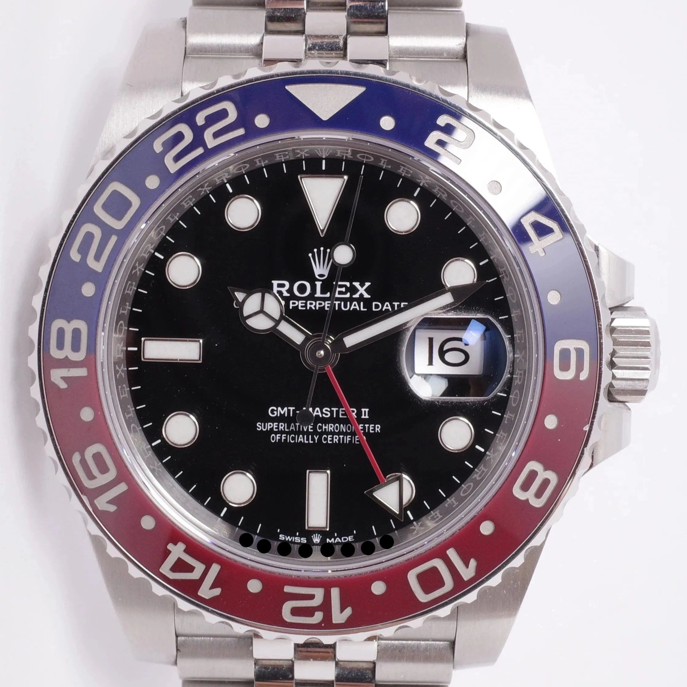 Rolex GMT-Master II 126710BLRO 40mm Stainless steel Black