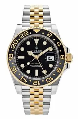 Rolex GMT-Master II 126713GRNR 40mm Yellow gold and Stainless steel Black