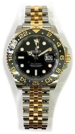 Rolex GMT-Master II 126713GRNR 40mm Yellow gold and Stainless steel Black 2