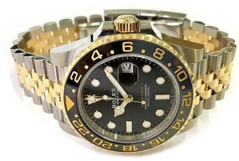 Rolex GMT-Master II 126713GRNR 40mm Yellow gold and Stainless steel Black 3