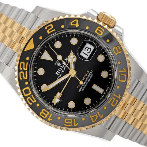 Rolex GMT-Master II 126713GRNR 40mm Yellow gold and Stainless steel Black