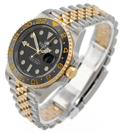 Rolex GMT-Master II 126713GRNR 40mm Yellow gold and Stainless steel Black 2