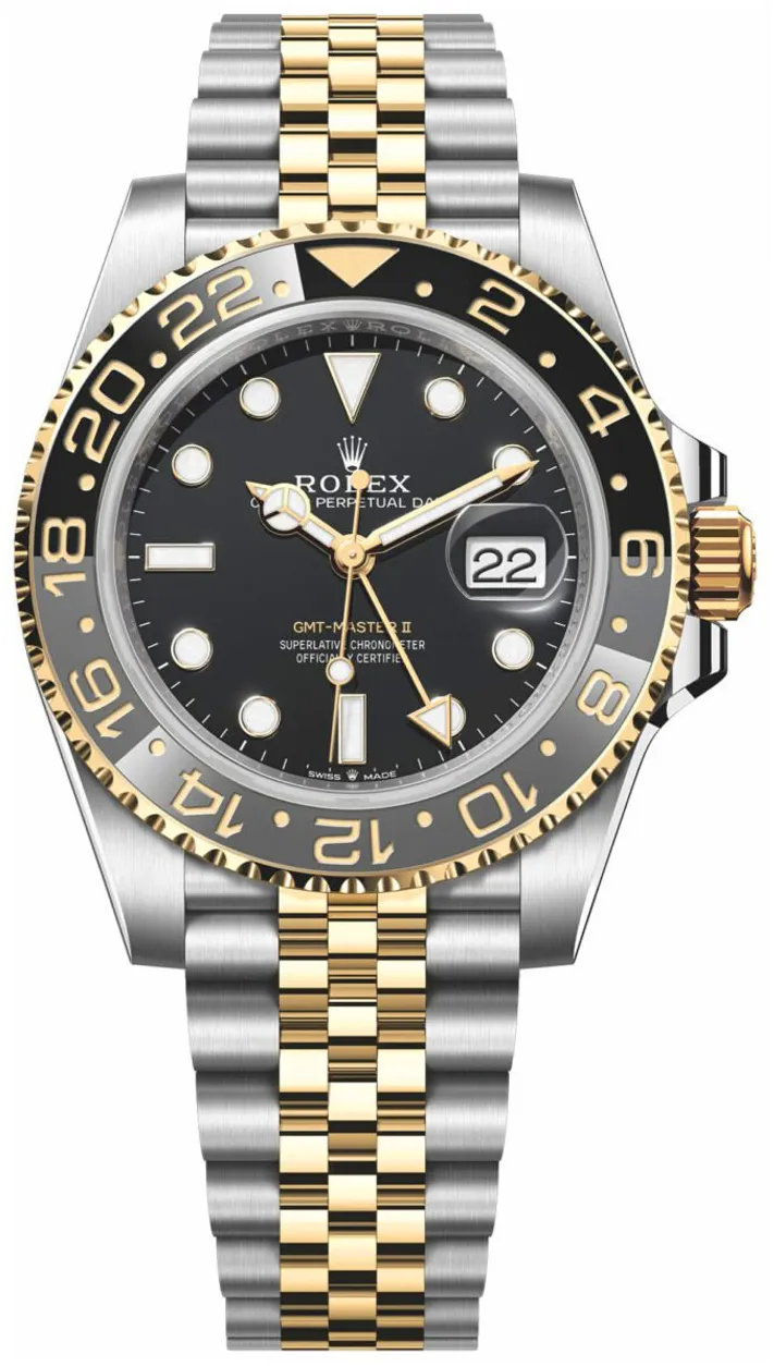 Rolex GMT-Master II 126713GRNR 40mm Stainless steel Black