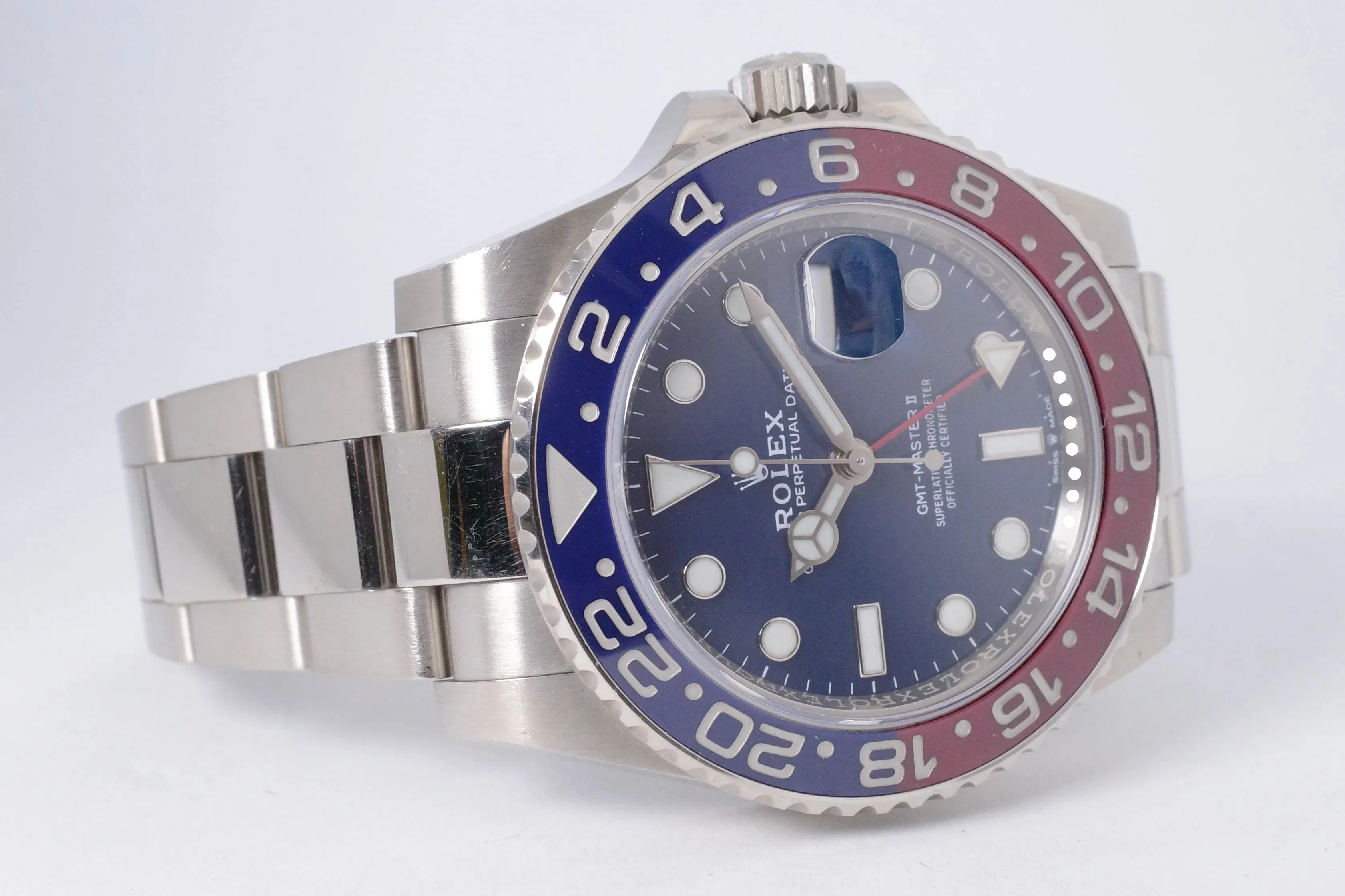 Rolex GMT-Master II 126719BLRO 40mm White gold Blue 2