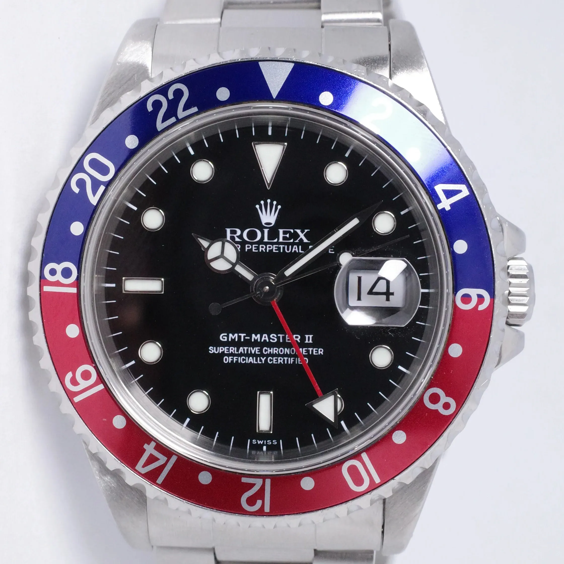 Rolex GMT-Master II 16710 40mm Stainless steel Black