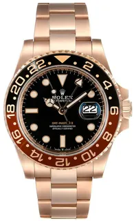 Rolex GMT-Master II P126715CHNR Rose gold Black