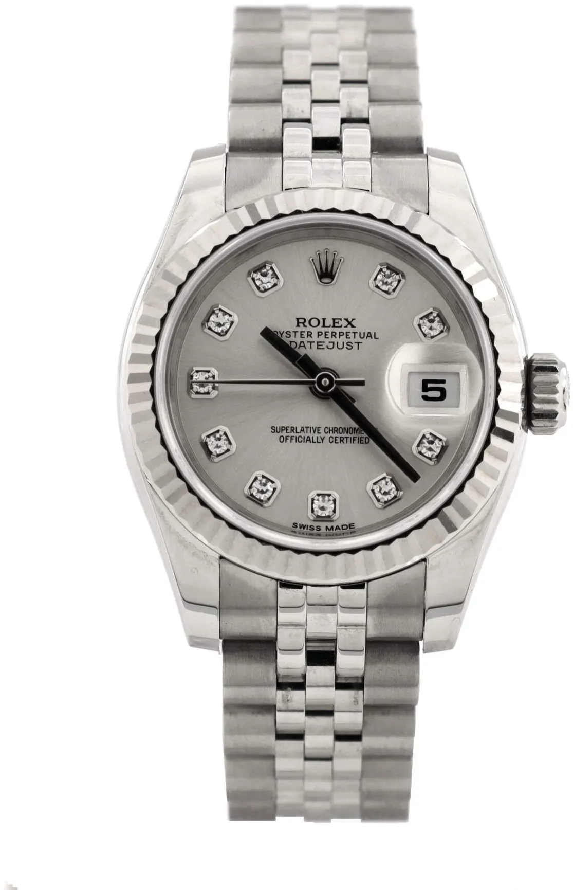 Rolex Lady-Datejust 179174 26mm Stainless steel Silver